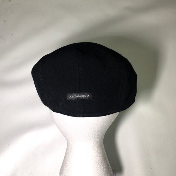 🛑DOLCE & GABBANA Signature ➕ BERET HAT Logo FLAT CAP Luxury Designer💸BUY NOW‼️ - Picture 13 of 16